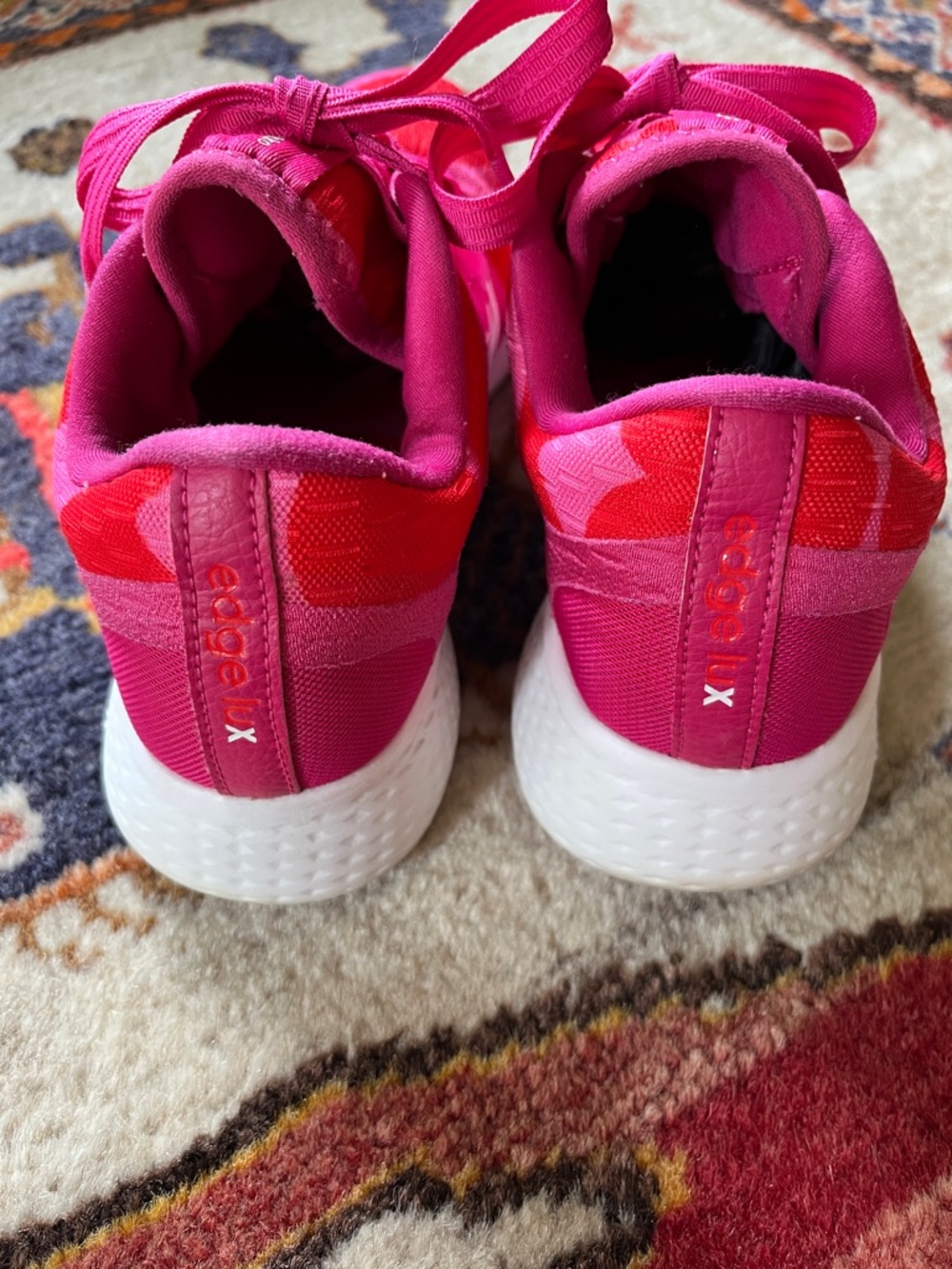 MARIMEKKO Adidas Women's Red EDGE LUX 4 Sneakers. Women’s Sz 8 Very lightly worn - Picture 6 of 12